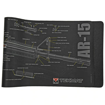 TekMat TEKR36AR15GY Original Cleaning Mat  AR-15 Parts Diagram 12 x 36 Gray