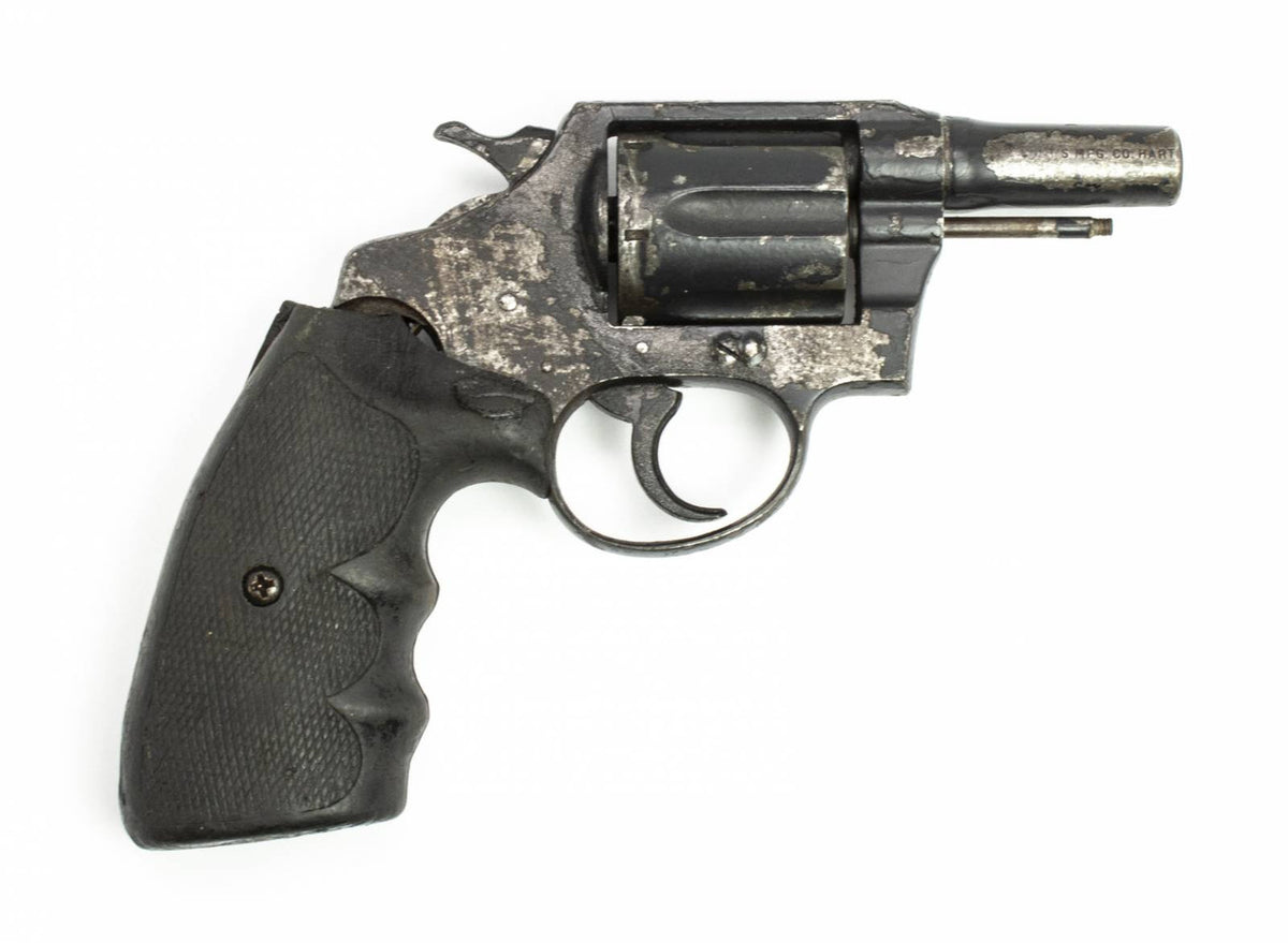 GUNSMITH SPECIAL - COLT POLICE POSITIVE SPL 3RD ISSUE .38 SPECIAL 4" BARREL SQUARE BUTT BLUED
