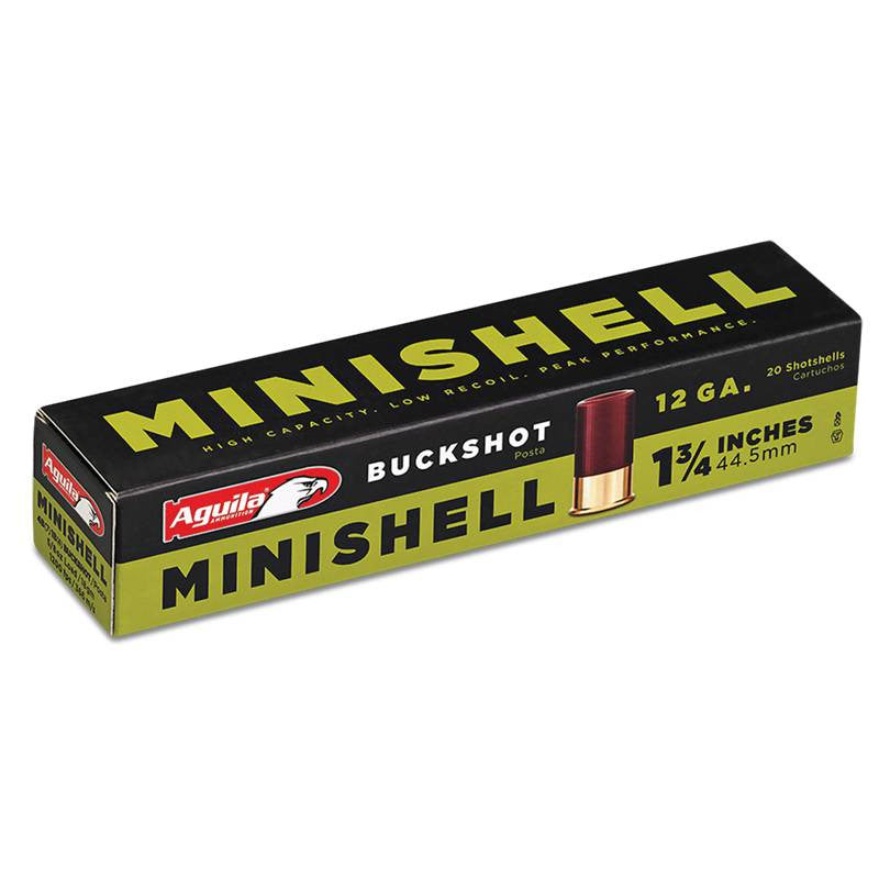 Aguila Minishell 12 Gauge 1.75 Buckshot 5/8 oz 00 Buck 100rds