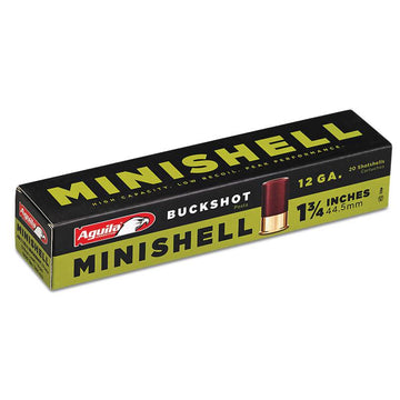 Aguila Minishell 12 Gauge 1.75 Buckshot 5/8 oz 00 Buck 100rds