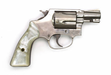 S&W 36  .38 SPL 2" BARREL NICKEL FIXED SIGHT SQUARE BUTT
