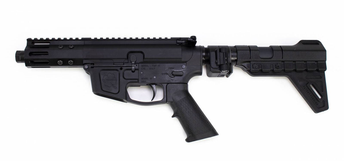 Foxtrot Mike FM9 HGA 9MM 5IN BBL SYLVAN SIDE FOLDING ADAPTER WITH BLADE BRACE NO MAG