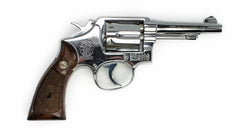 S&W 10-5 38 SPECIAL 4 BARREL SQUARE BUTT NICKEL1167