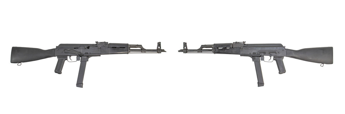 Century Arms WASR-M 9mm Luger 17.25 Barrel w/ Synthetic Stock, Black Polymer Grip & Furniture