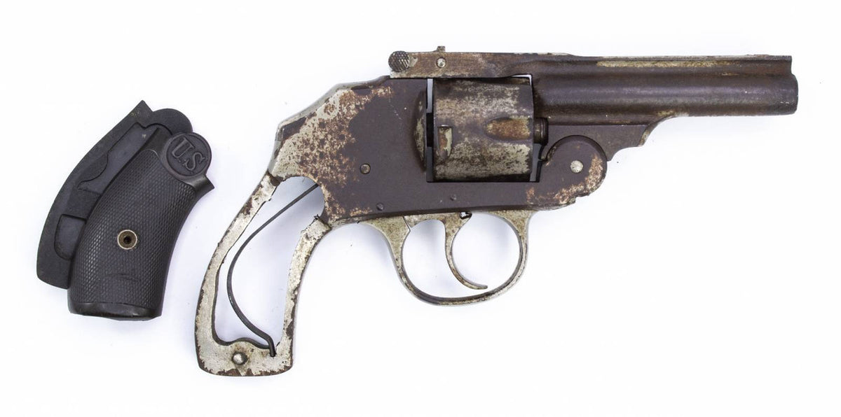 US Revolver Topbreak .38 S&W, 3 Barrel, Nickel