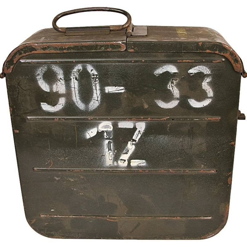 SG-43 Goryunov Ammo Can with Double Hinge and Metal Handle - Reenactor's Grade