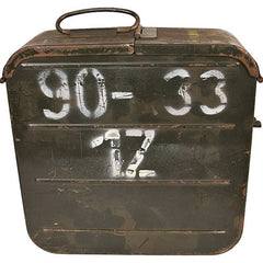 SG-43 Goryunov Ammo Can with Double Hinge and Metal Handle - Reenactor's Grade