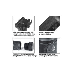 UTG MS QD LOW PRO CMBT METAL FORGRIP