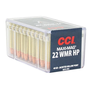CCI Varmint Maxi Mag 22 WMR 40 GR Jacketed HP 500rds