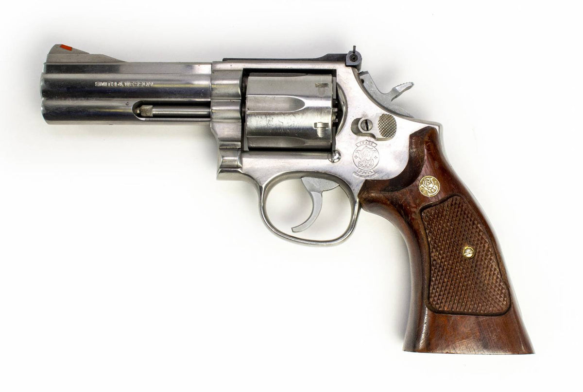 S&W 686-2 357 MAG 4 BARREL STAINLESS STEEL REVOLVER-USED