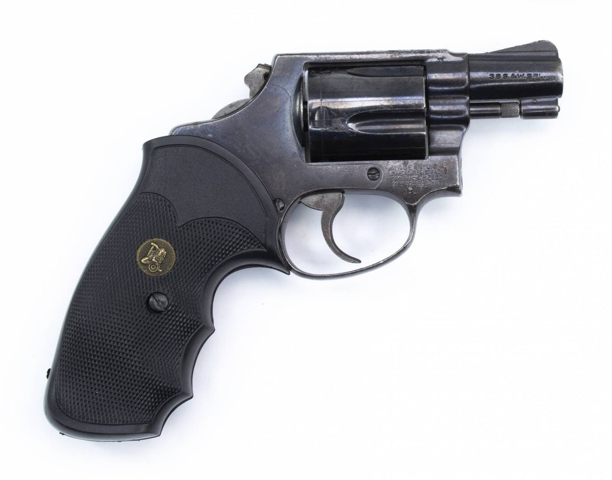 S&W 36, .38 SPECIAL 2 BARREL FIXED SIGHTS ROUND BUTT BLUED5802