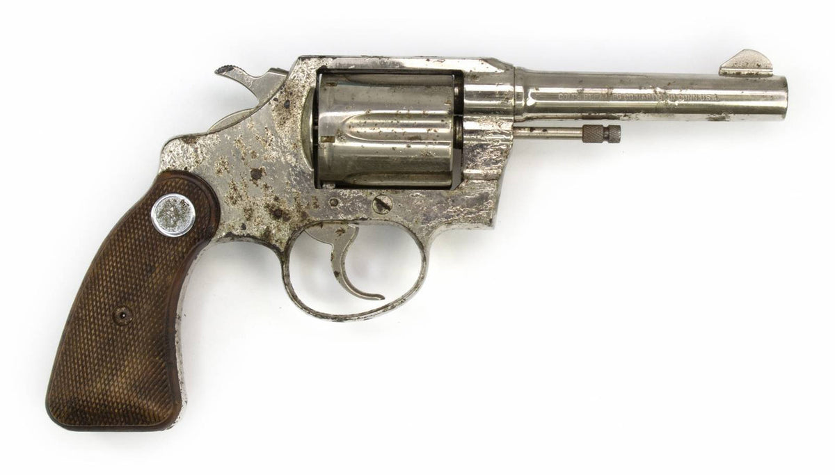 Colt Revolver Pocket .38 Special 4 Barrel, Nickel2896
