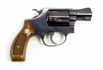 S&W 36 38 SPECIAL 2 BARREL BLUED REVOLVER TRIGGER ISSUE-USED
