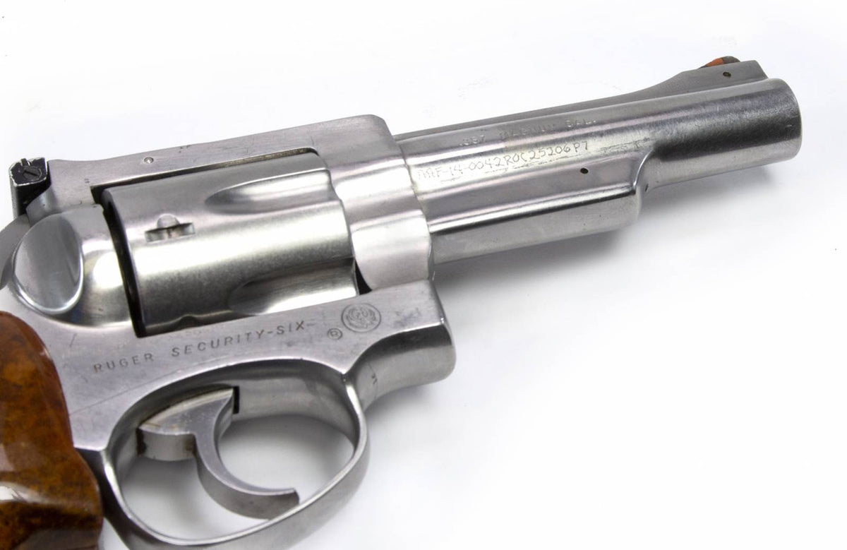 RUGER SECURITY SIX 357 MAG 4 BARREL STAINLESS STEEL