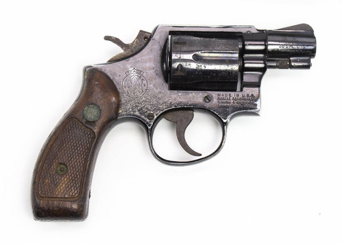 S&W 12-2  AIRWEIGHT .38 SPL 2" BARREL ROUND BUTT BLUED