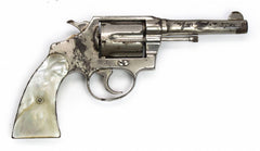 Colt Police Positive Revolver, .38 Special, 4 Barrel, Nickel