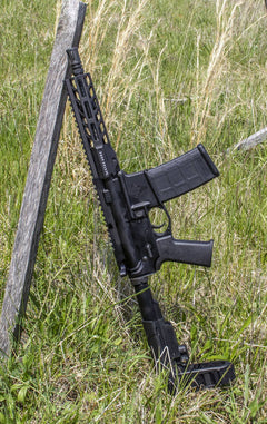 Stag Arms 15012211 Stag 15  300 Blackout 8 Pistol 30+1 Black Hard Coat Anodized Black Nitride SBA3 Pistol Stabilizing Brace Stock Black Magpul MOE SL Grip Left Hand
