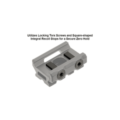 UTG Super Slim Picatinny Riser Mount, 0.50 Height, 3 Slots