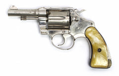 Colt Detective Special Revolver, .38 Special, 3 Barrel, Nickel2063