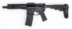 Stag Arms 15012211 Stag 15  300 Blackout 8 Pistol 30+1 Black Hard Coat Anodized Black Nitride SBA3 Pistol Stabilizing Brace Stock Black Magpul MOE SL Grip Left Hand