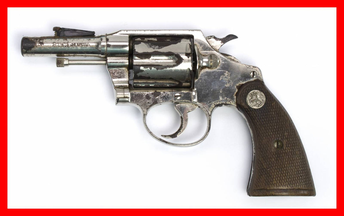 Colt Police Positive Special .38 Special 4" Barrel, Nickel