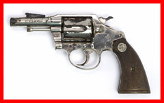 Colt Police Positive Special .38 Special 4" Barrel, Nickel