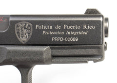 Glock G23 Gen 3 .40cal Semi-Auto 4" Barrel Fixed Sights Factory Handgun with Puerto Rico Police Crest - Excellent Condition