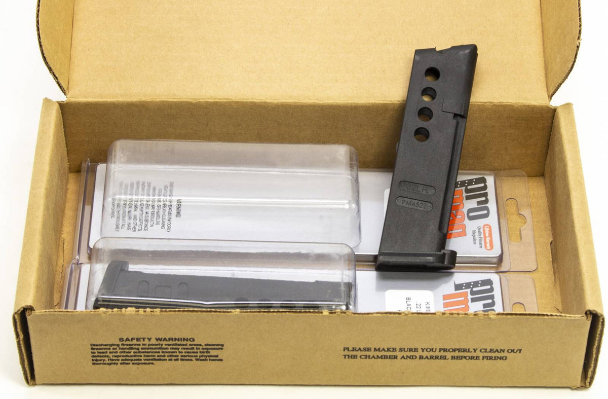 2 NEW PRO MAG KIMBER 1911 .22LR 14RD BLACK POLYMER MAGS