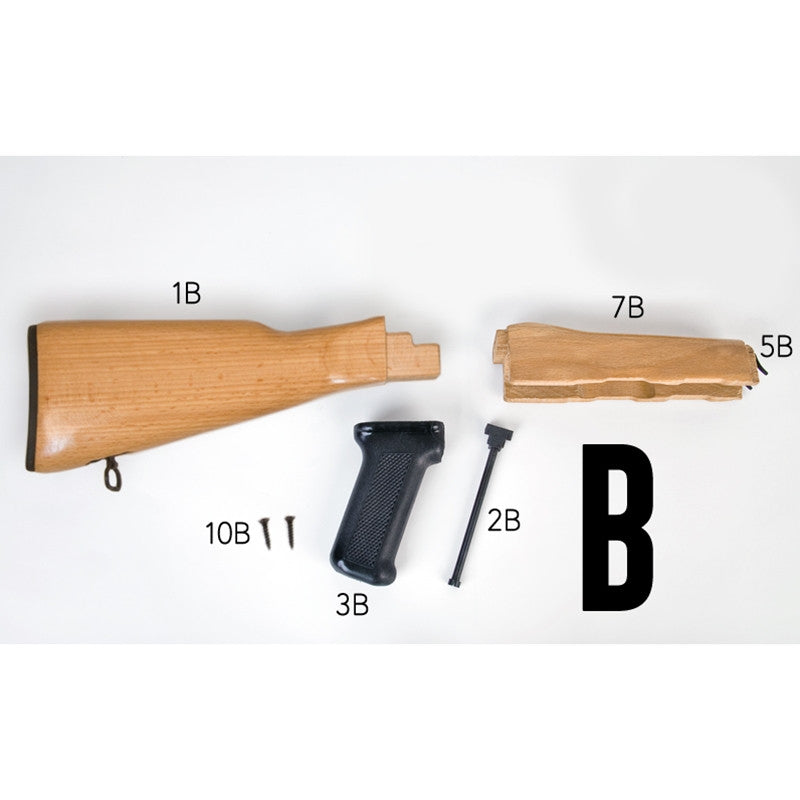 AK47 Romanian PM-63 7.62x39 AK-47 Parts Kit with populated original Romanian 16 Barrel