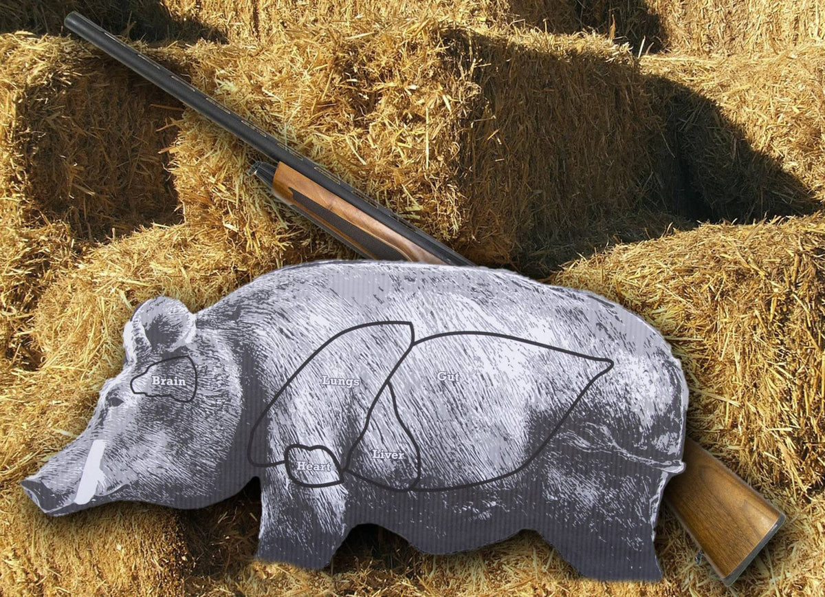 ZOMBIE OUTBREAK: BOAR CARDBOARD TARGETS 45 PACK