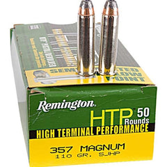 Remington Ammunition RTP357M7 HTP  357 Mag 110 gr Semi-Jacketed Hollow Point (SJHP) 50 Bx/ 10 Cs