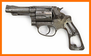 REVOLVER S&W 36 38SPL 3BARREL FIXED SIGHTS SQUARE BUTT BLUE