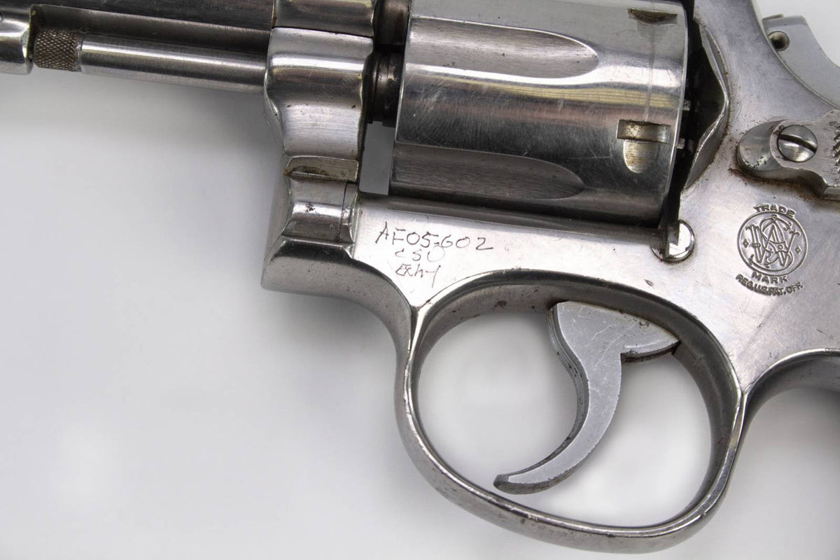S&W Revolver 64-3, .38 Special 4" Barrel Stainless Steel Revolver