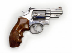 S&W 66-2 357 MAG 2.5 BARREL STAINLESS STEEL WOOD CHECKERED GRIPS-USED7581