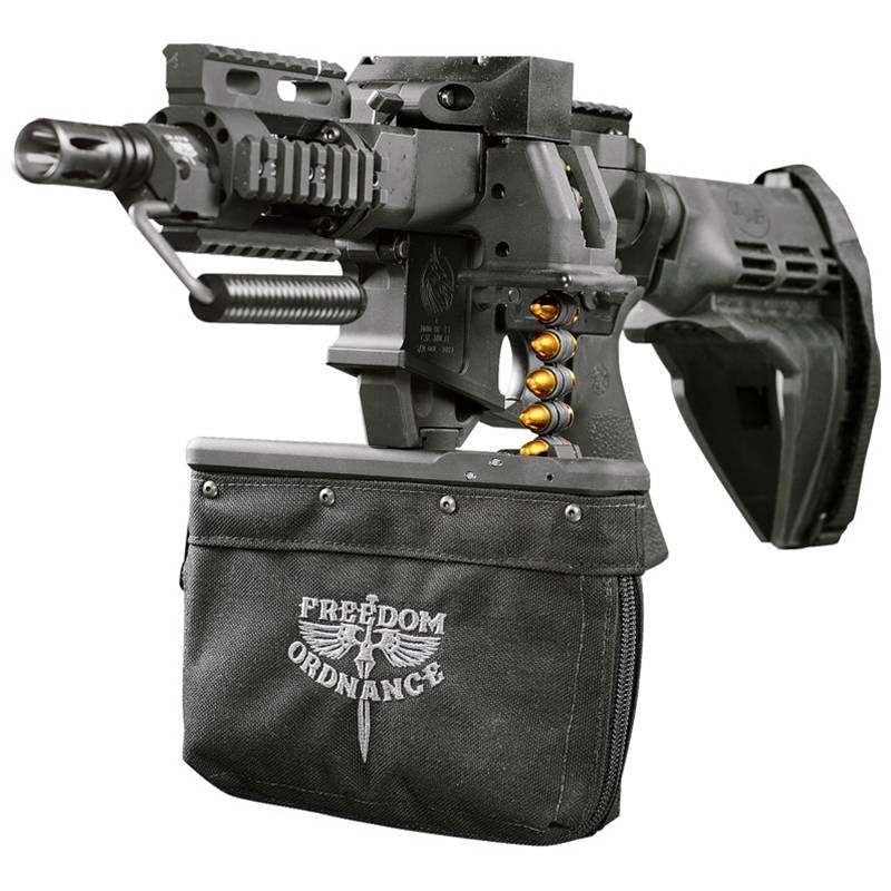 FM-9 9mm 6 Belt Fed AR-15/M16 Upper Receiver  Quad Rail Handguard