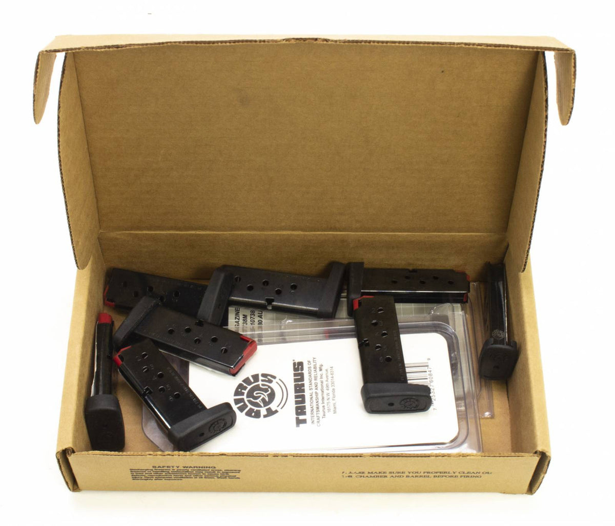 (10) TAURUS PT-738 380 ACP 6RD MAGAZINES