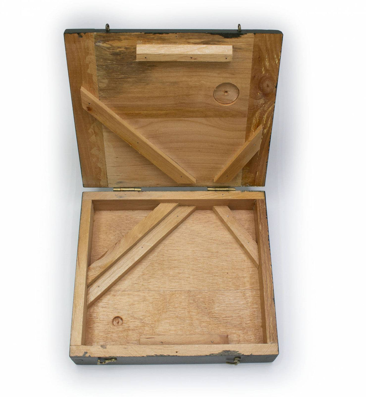 US GI OD WOODEN GUNNERS BOX USED