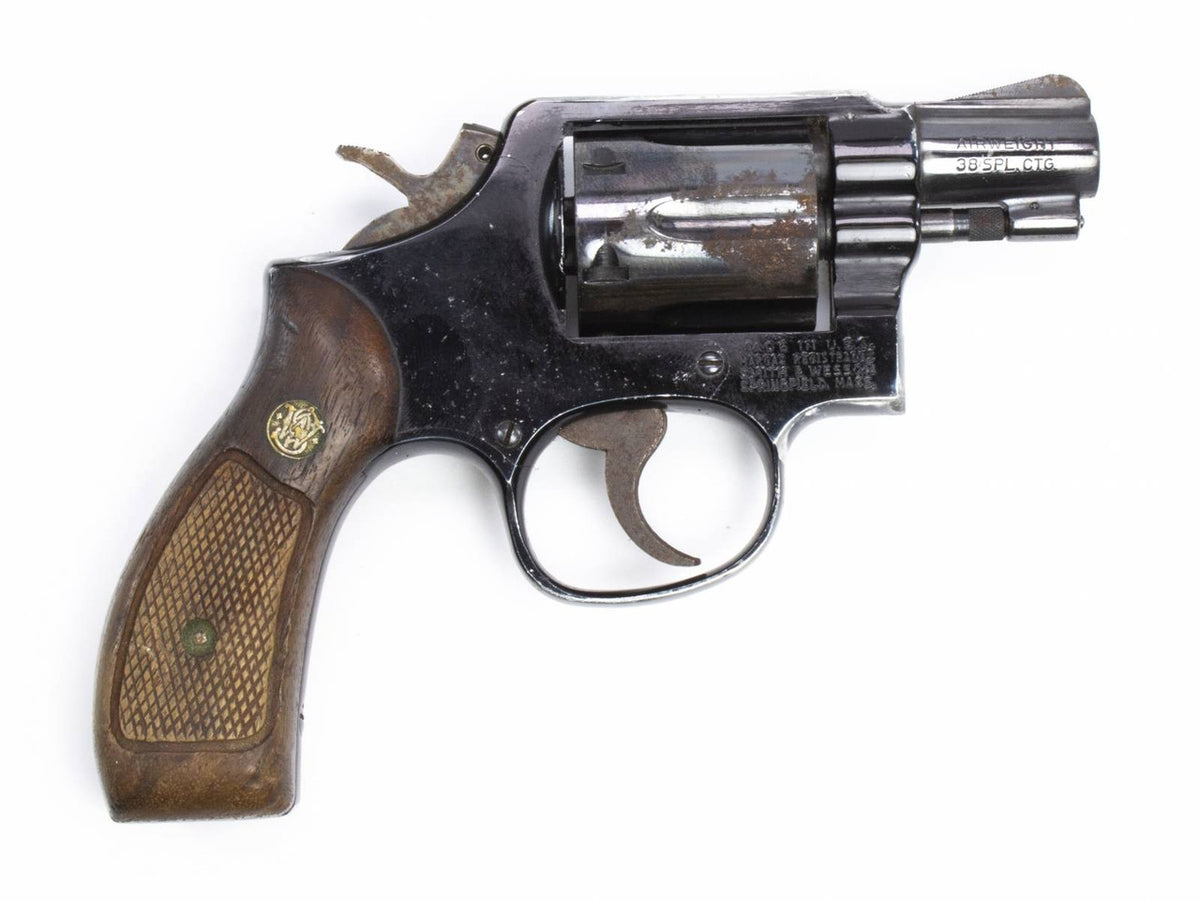 S&W 12-3 AIRWEIGHT 38SPL 2BARREL BLUE SQUARE BUTT