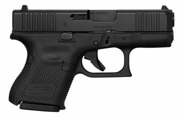 Glock G26 Gen5 Sub-Compact 9mm Luger 3.43" Barrel, 10+1 Black nDLC Steel w/Front Serrations Slide Black Rough Texture Interchangeable Backstraps Grip Fixed Sights