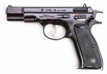 Ceska CZ75 9mm Caliber Black Pistol - Used Condition4248