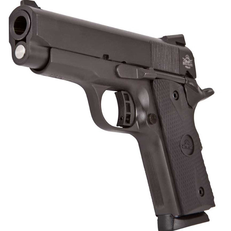 Rock Island 51429 Rock Standard CS 45 ACP 3.60 7+1 Black Parkerized Black Rubber Grip