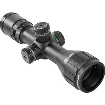 UTG SCPM392AOLW BugBuster 3-9x 32mm Obj 37.70-14.00 ft @ 100 yds FOV 1 Tube Black Finish Illuminated Red/Green Mil-Dot