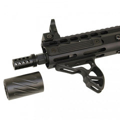AR-15 .223/5.56mm Muzzle Compensator with QD Blast Shield