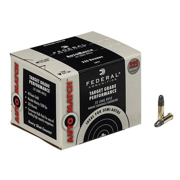 1625rd Case - Federal Target Grade Auto Match .22LR 40gr Lead Round Nose
