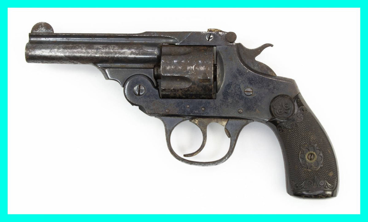 IVER JOHNSON TOPBREAK 38S&W 3.25BARREL BLUED