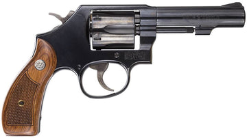 Smith & Wesson 150786 10 Classic Single/Double 38 Special 4 6 rd Wood Grip Blued