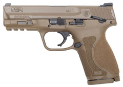 Smith & Wesson 12459 M&P M2.0 Compact 9mm Luger 4 15+1 Flat Dark Earth Thumb Safety