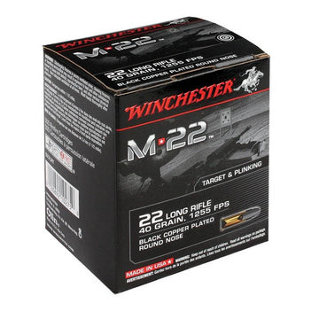 WIN 22LR M-22 40GR RN 500/RD BULK PACK