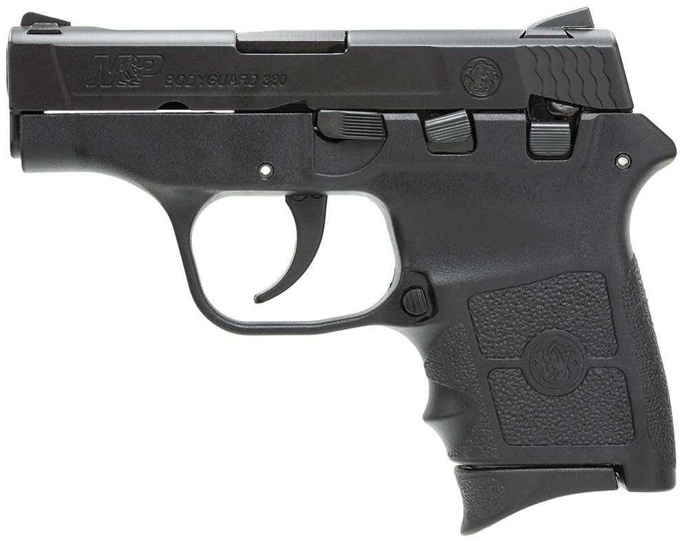Smith & Wesson 109381 M&P Bodyguard 380 ACP 2.75 6+1 Black Stainless Steel Black Polymer Grip