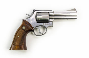 S&W Revolver 686 357 MAG 4 BBL 6 SHOT ADJ SIGHT - STAINLESS W/ WOOD GRIPS